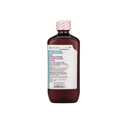 Akorn promethazine and phenylephine hydrochloride cough syrup